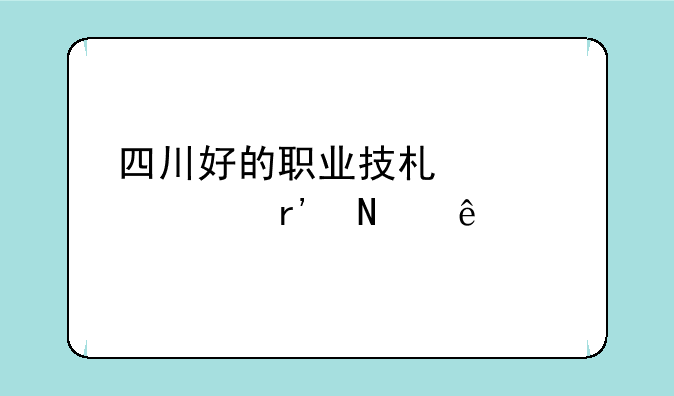 四川好的职业技术学校有哪些